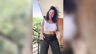 Sexy TikTok Girls: Dancing slut has the milk on tap ♥️♥️ #3