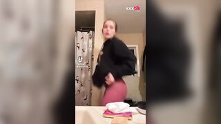 Sexy TikTok Girls: Small waist, pretty face with a huge bang..... #2