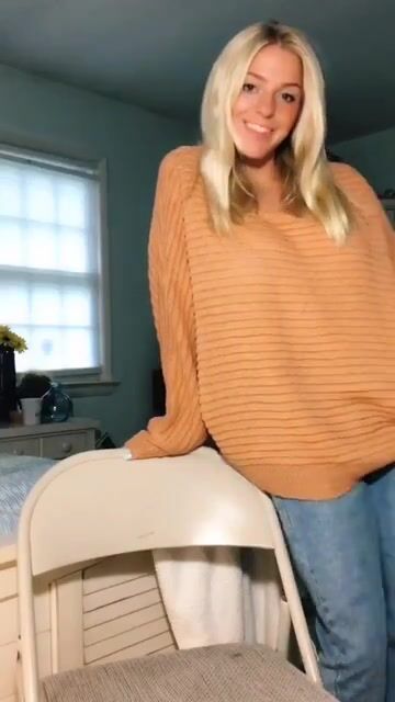 Something for everyone, jiggles, panties and downblouse.