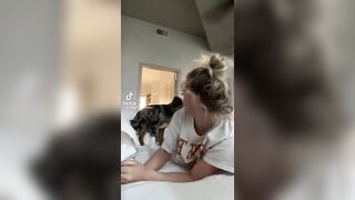 Sexy TikTok Girls: What the dog doin? #2