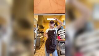 Sexy TikTok Girls: Dunkin Donuts ♥️♥️ now serving them cakes #4