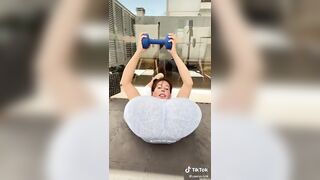 Sexy TikTok Girls: What kind of exercise is this? #4