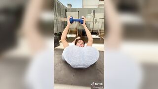 Sexy TikTok Girls: What kind of exercise is this? #3