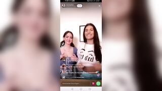 Sexy TikTok Girls: Flash during live #2