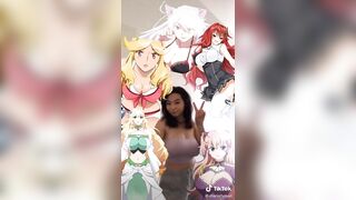 Sexy TikTok Girls: tube top #4
