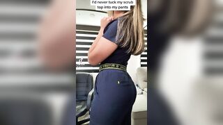 Sexy TikTok Girls: Always turn up in my scrubs! ♥️♥️ #3