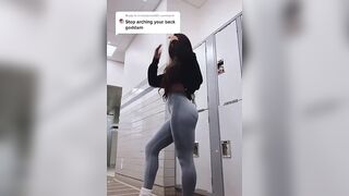 Sexy TikTok Girls: Gym babe is back #4