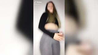 Sexy TikTok Girls: Turkish thot doing the big bank trend #3