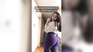 Sexy TikTok Girls: Her reaction is very warranted. Her ass is looking insanely nice #2