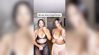 Sexy TikTok Girls: Twins boobs #2