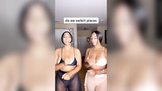 Sexy TikTok Girls: Twins boobs #3