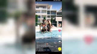 Sexy TikTok Girls: This black swimsuit is from another world! ♥️♥️ #2