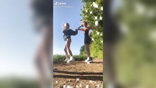 Sexy TikTok Girls: Baddie (ass slip) #3