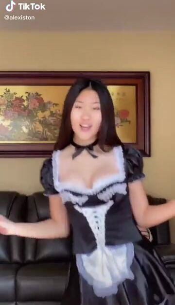 cat maid bouncy tits