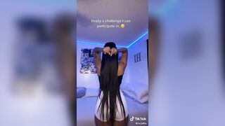 Sexy TikTok Girls: 58 seconds of the "beautiful hair" challenge #3