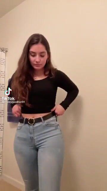 She’s got a dump truck back there