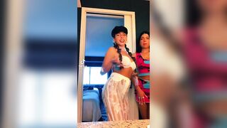 Sexy TikTok Girls: Hot thot showing off her outfit #3