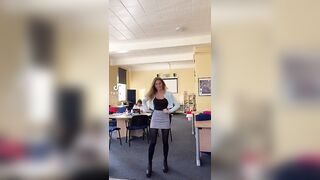 Sexy TikTok Girls: Back in my day kids n I used to grope our teachers in class, minimal consequence. Good times. #4