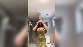 Sexy TikTok Girls: Pray for that dress struggling to contain those naturals.... #1