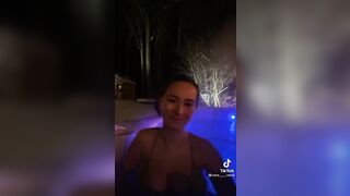 Sexy TikTok Girls: Hot tub thot #4