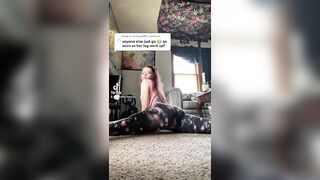 Sexy TikTok Girls: Space leggings #2