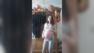 Sexy TikTok Girls: Pregnant Thot #2
