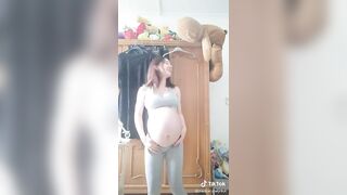 Sexy TikTok Girls: Pregnant Thot #3