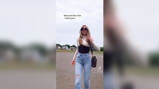 Sexy TikTok Girls: Sheer white top #3