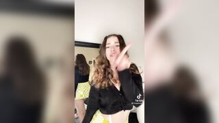 Sexy TikTok Girls: Wonder why she did this next to a mirror? ♥️♥️ #3