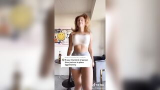 Sexy TikTok Girls: Wonder what position she will finish in a real running race #4