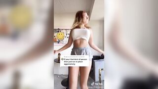 Sexy TikTok Girls: Wonder what position she will finish in a real running race #3