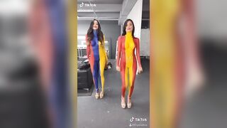 Sexy TikTok Girls: Body paint.... #2