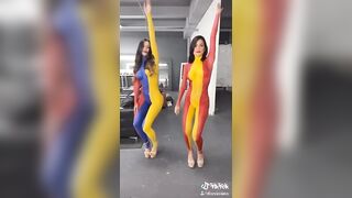 Sexy TikTok Girls: Body paint.... #3