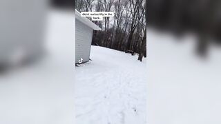 Sexy TikTok Girls: The Snow Brings out the Ass #1