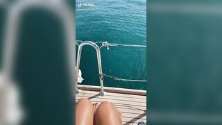 Sexy TikTok Girls: Boat Shower #1