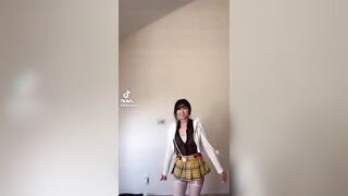 Sexy TikTok Girls: Hottie with thigh highs #1