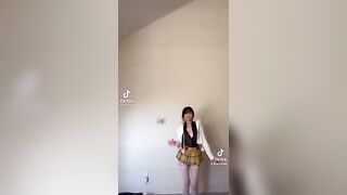 Sexy TikTok Girls: Hottie with thigh highs #2