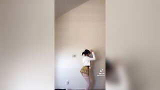 Sexy TikTok Girls: Hottie with thigh highs #3