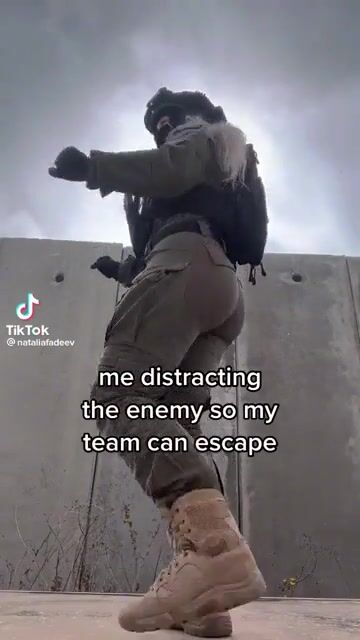 nothing but respect for this brave soldier ????