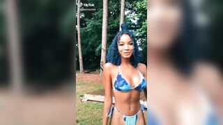 Sexy TikTok Girls: Blue Hair Queen #2