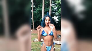 Sexy TikTok Girls: Blue Hair Queen #3