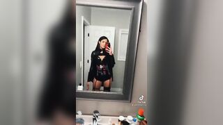 Sexy TikTok Girls: Crush my skull between those thigh highs, Ms. Vader. #4