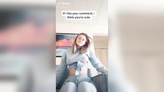 Sexy TikTok Girls: Not sure if thats Areola or just so much underboob #2