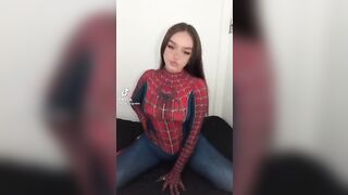 Sexy TikTok Girls: Spider girl be tingling my spidey-sense ❤️ #4