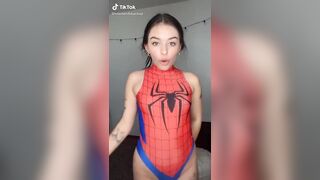 Sexy TikTok Girls: Spider girl booty #1