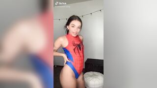 Sexy TikTok Girls: Spider girl booty #2