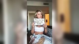 Sexy TikTok Girls: Blondes aren't dumb! #3