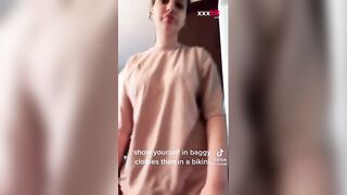 Sexy TikTok Girls: You didn’t expect massive tits under dress, did U? #3