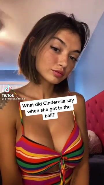 Short hair with big tits