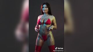 Sexy TikTok Girls: Get your shine on! #4